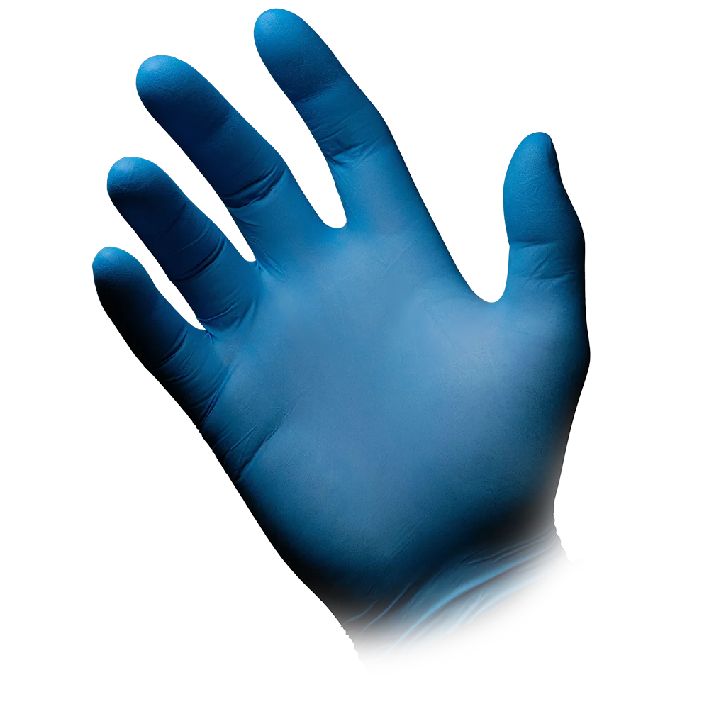 AMPri BLUE ECO-PLUS Nitrilhandschuhe puderfrei, Blau-3