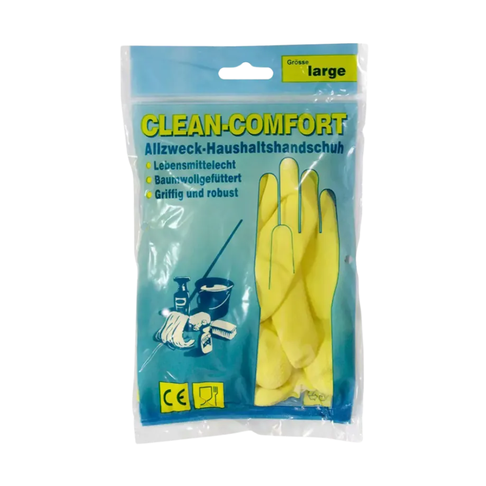 AMPri CLEAN-COMFORT Latex-Haushaltshandschuhe puderfrei, verschiedene Farben-zoom-1