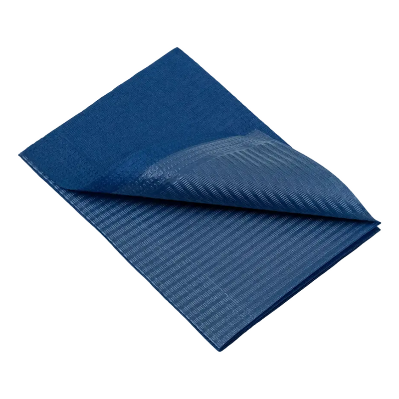 AMPri Dental Einweg Patientenservietten 33 x 45 cm, verschiedene Farben | Karton (4 Packungen)-zoom-