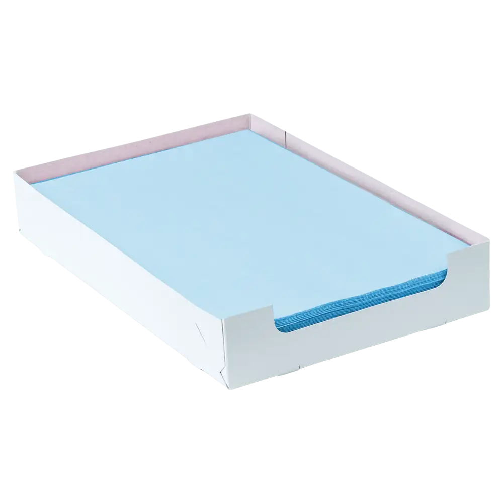 AMPri Dental Kreppauflage Tray-Filterpapier 18 x 28 cm mit Box, verschiedene Farben-5