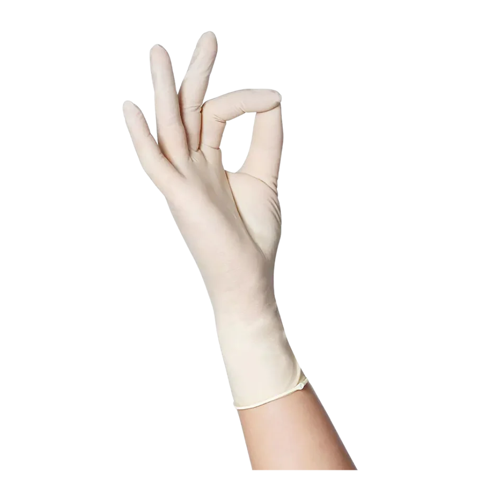 AMPri ECO-PLUS Latexhandschuhe puderfrei, weiß-3
