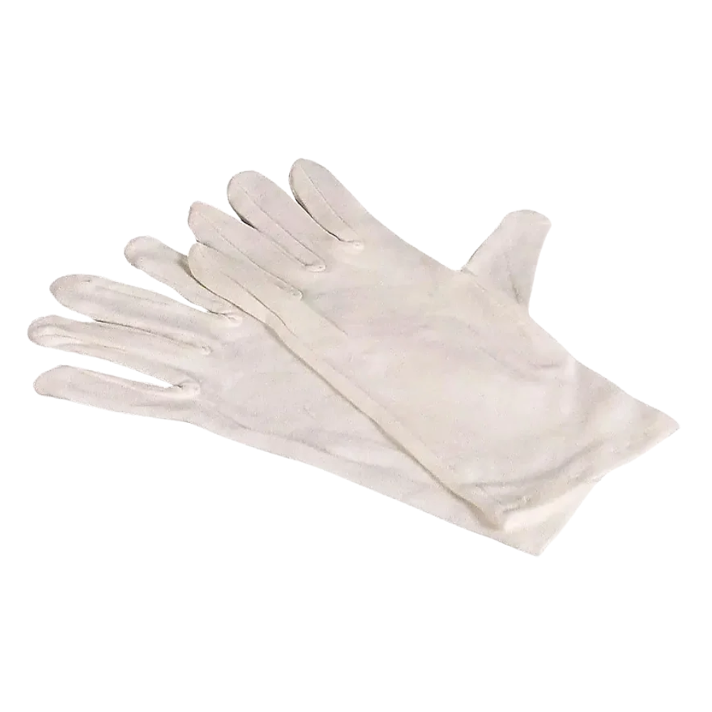 AMPri ECO-PLUS Unterziehhandschuhe Baumwolle puderfrei, weiß | Packung (12 Paare)