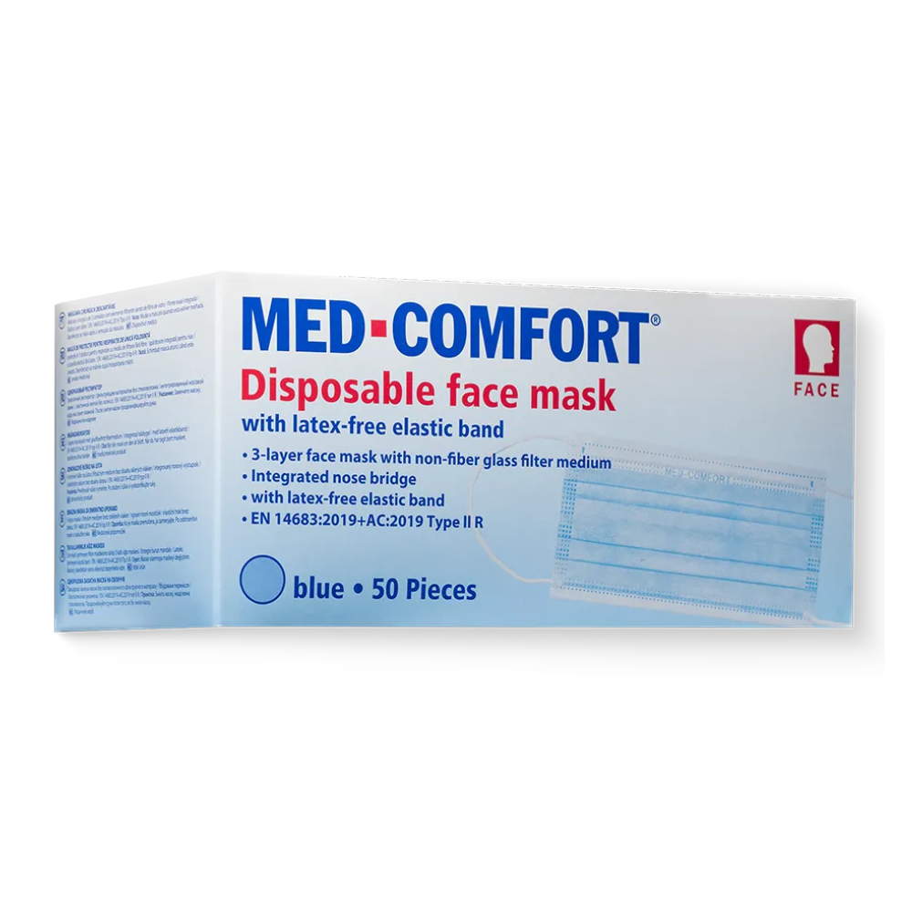AMPri MED-COMFORT OP Maske Typ IIR, verschiedene Farben | Box (50 Stück)-1
