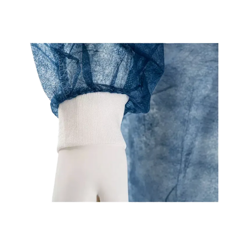 AMPri MED-COMFORT PP Einweg Besucherkittel zum Binden mit Trikotbündchen-zoom-