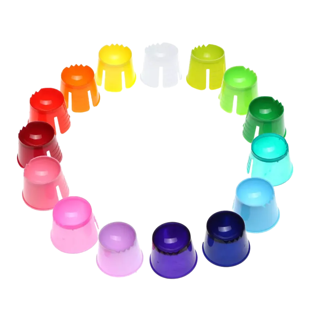 AMPri PP Einweg Dappenbehälter zum Portionieren und Anmischen von Dentalmaterialien 1000 St.-1