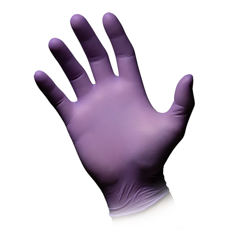 AMPri STYLE BERRY Nitrilhandschuhe puderfrei by MED-COMFORT, Flieder-zoom-