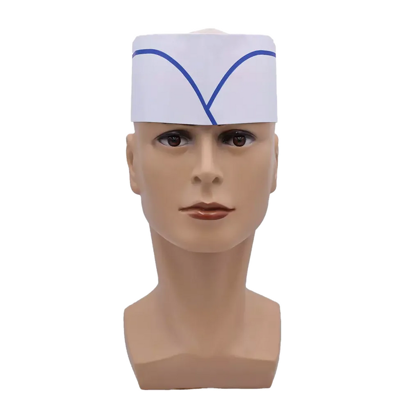 AMPri Schiffchenhaube mit Vlieskrone Größeverstellbar, verschiedene Farben | Box (100 Stück)-zoom-