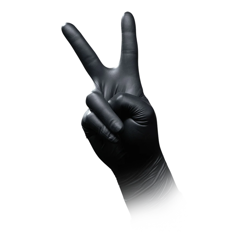 AMPri SolidSafety Chem Ex antistatische Nitril Chemikalienschutzhandschuhe S - XXL-zoom-