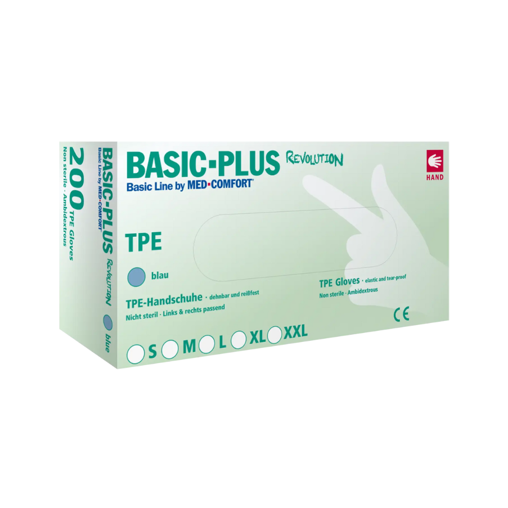 AMPri TPE-Handschuhe in blau, puderfrei - 200 Handschuhe-zoom-1