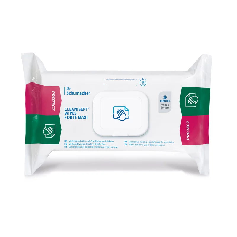 Dr. Schumacher Cleanisept® Wipes Maxi Desinfektionstücher | Packung (100 Tücher)-zoom-1