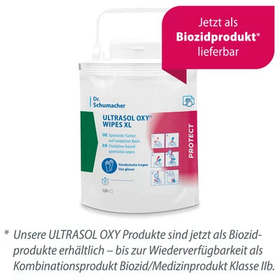 Dr. Schumacher Ultrasol Oxy Wipes Einweg Tuchspender  - 120 Tücher  | Packung (120 Tücher)-zoom-1