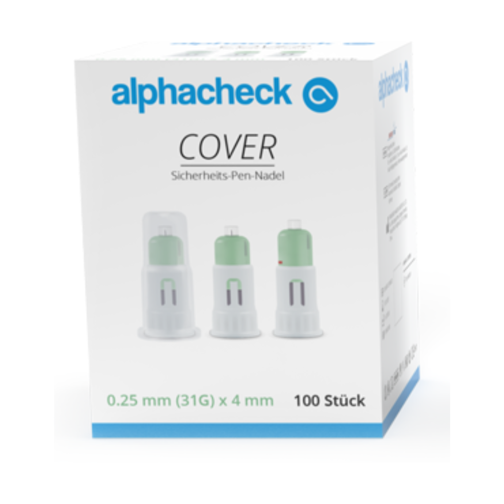 Alphacheck COVER Sicherheits-Pen-Nadeln, verschiedene Größen