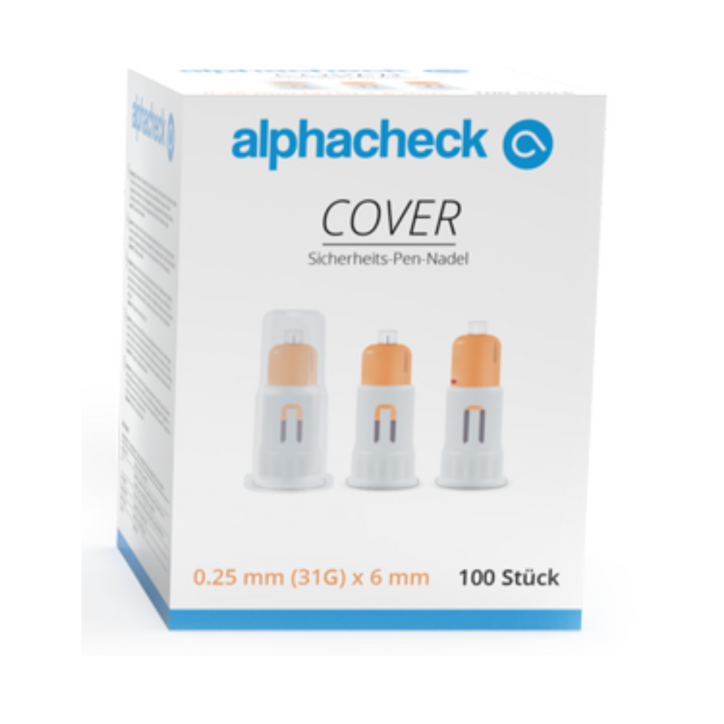 Alphacheck COVER Sicherheits-Pen-Nadeln, verschiedene Größen-zoom-