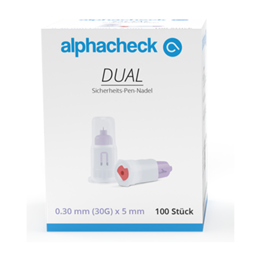Alphacheck DUAL Sicherheits-Pen-Nadeln, verschiedene Größen-1