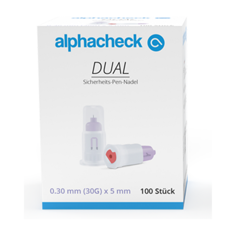 Alphacheck DUAL Sicherheits-Pen-Nadeln, verschiedene Größen-zoom-
