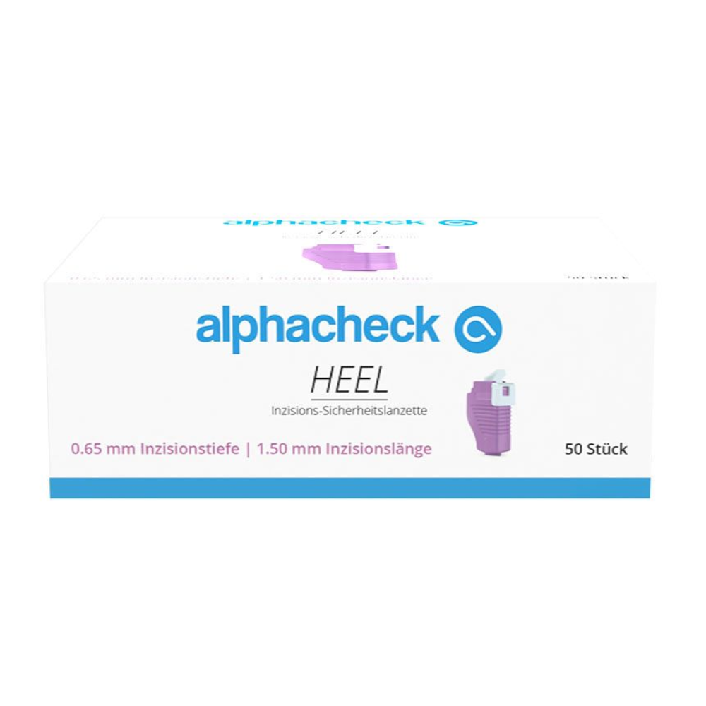 Alphacheck HEEL Inzisions-Sicherheitslanzetten, verschiedene Größen-zoom-1