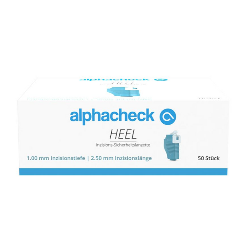 Alphacheck HEEL Inzisions-Sicherheitslanzetten, verschiedene Größen-zoom-