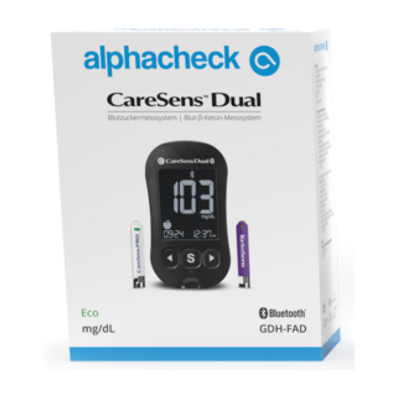 Alphacheck CareSens DUAL Blutzuckermessgerät eco | Packung (1 Stück)-zoom-