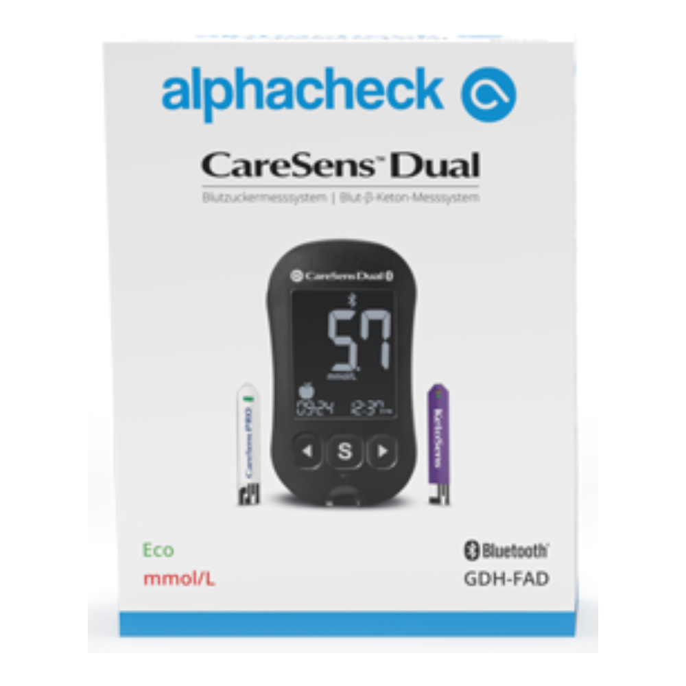 Alphacheck CareSens DUAL Blutzuckermessgerät eco | Packung (1 Stück)-zoom-2