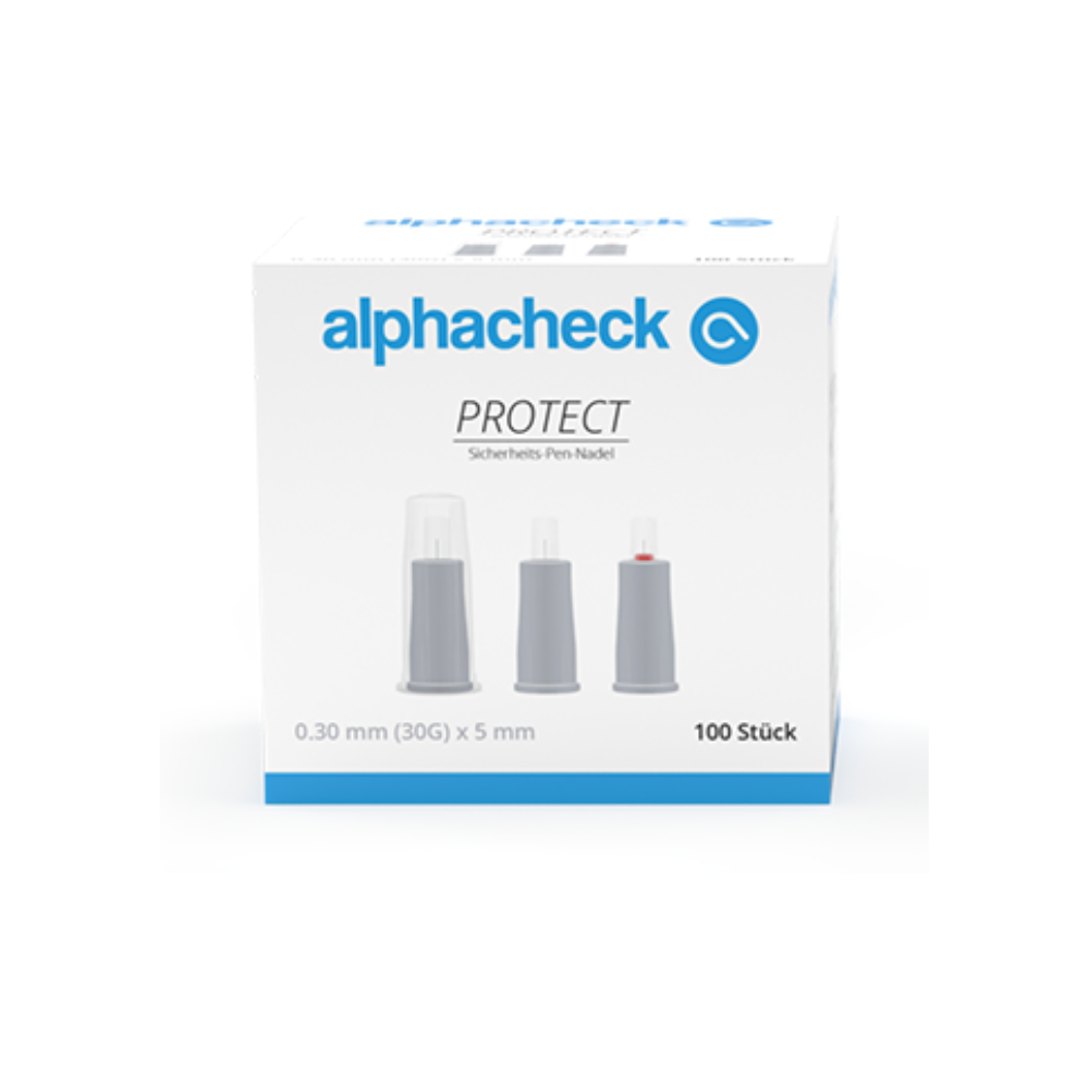 Alphacheck PROTECT Sicherheits-Pen-Nadeln, verschiedene Größen