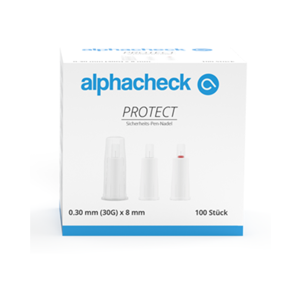 Alphacheck PROTECT Sicherheits-Pen-Nadeln, verschiedene Größen-zoom-1