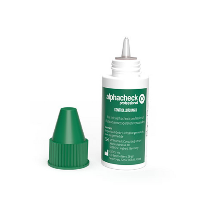 Alphacheck Professional Kontrolllösung A+ B | Packung (2 Flaschen)-zoom-