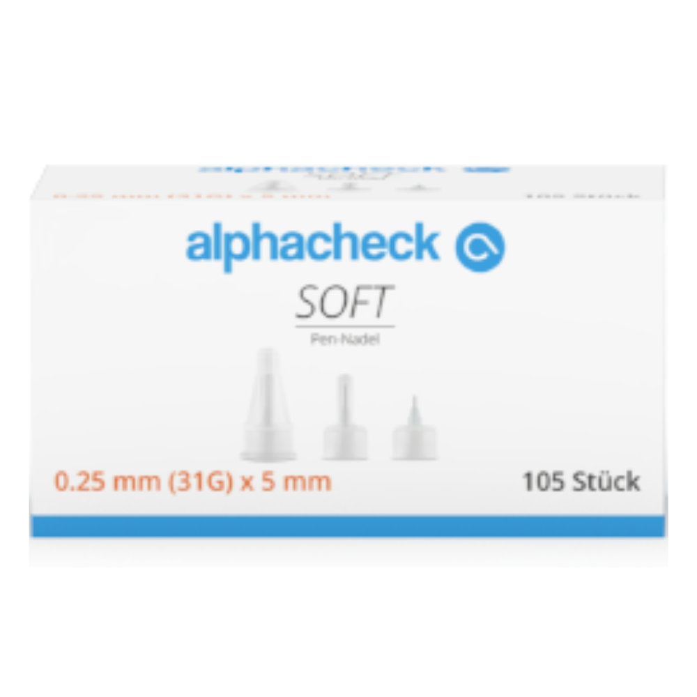 Alphacheck soft Pen-Nadeln, verschiedene Größen, 105 Stück/Packung-zoom-2