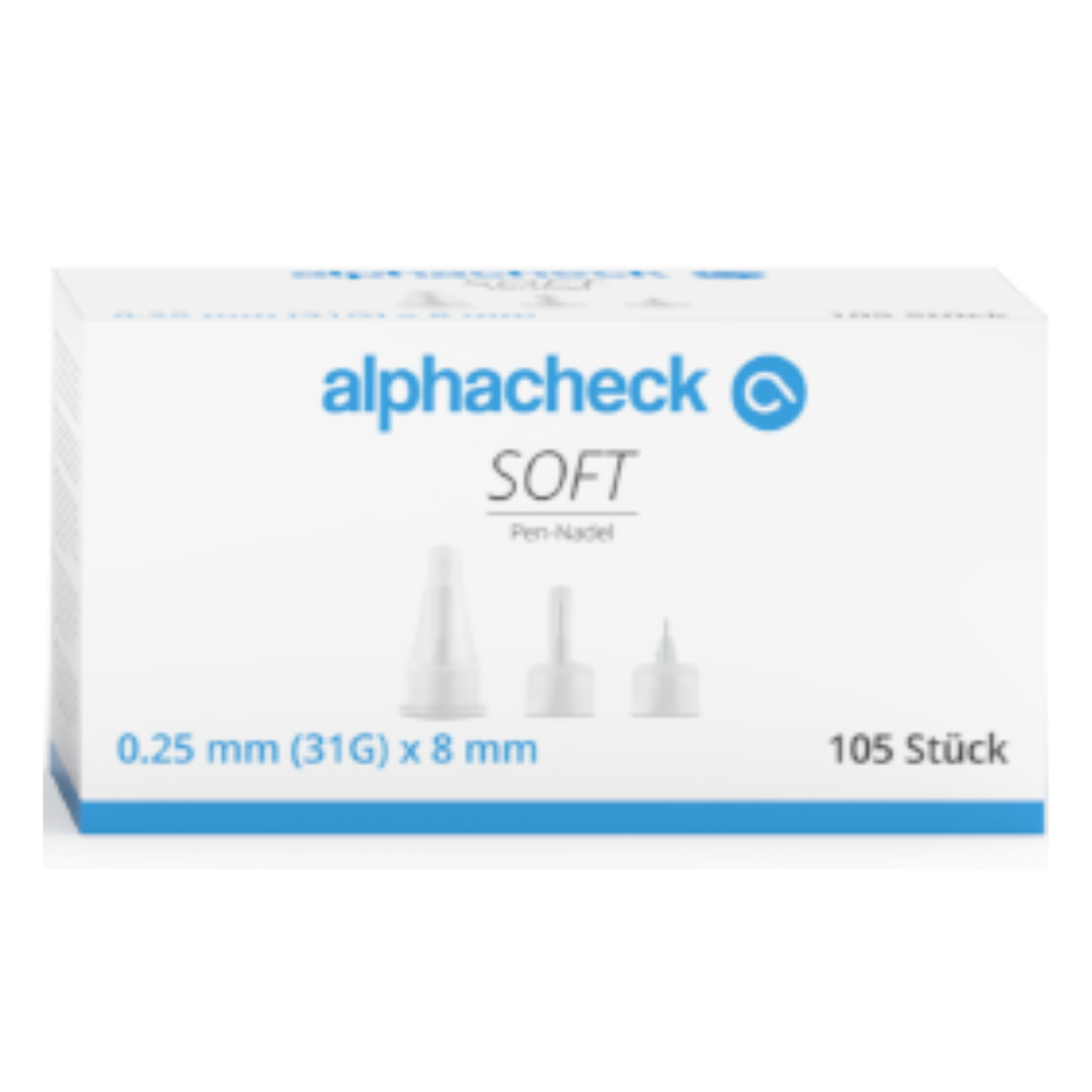 Alphacheck soft Pen-Nadeln, verschiedene Größen, 105 Stück/Packung-zoom-4