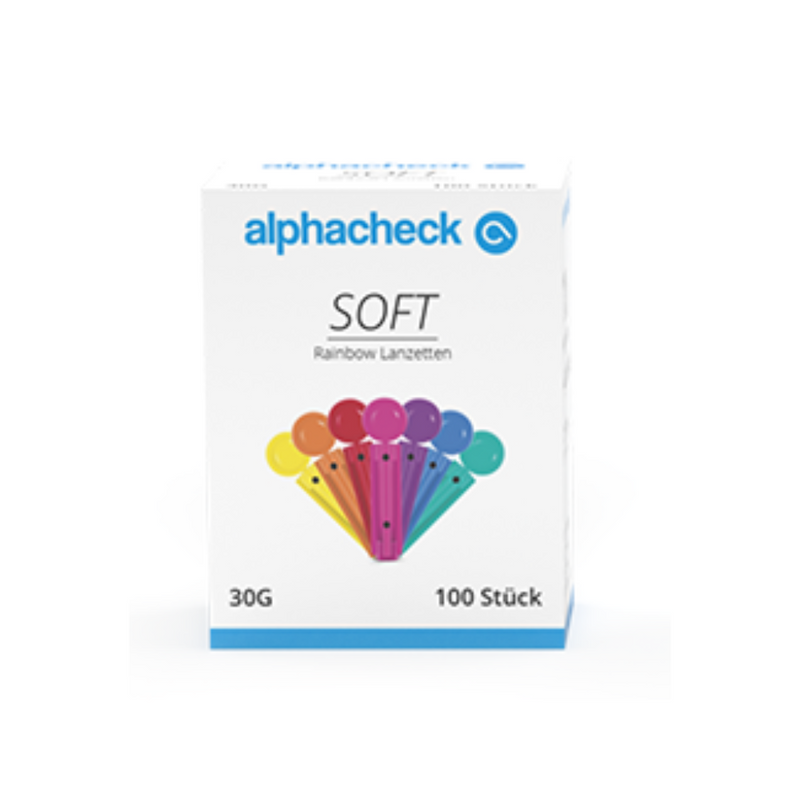 Alphacheck soft Rainbow Lanzetten, verschiedene Größen-zoom-