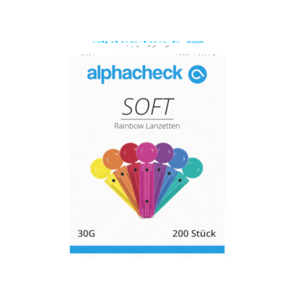 Alphacheck soft Rainbow Lanzetten, verschiedene Größen-zoom-2