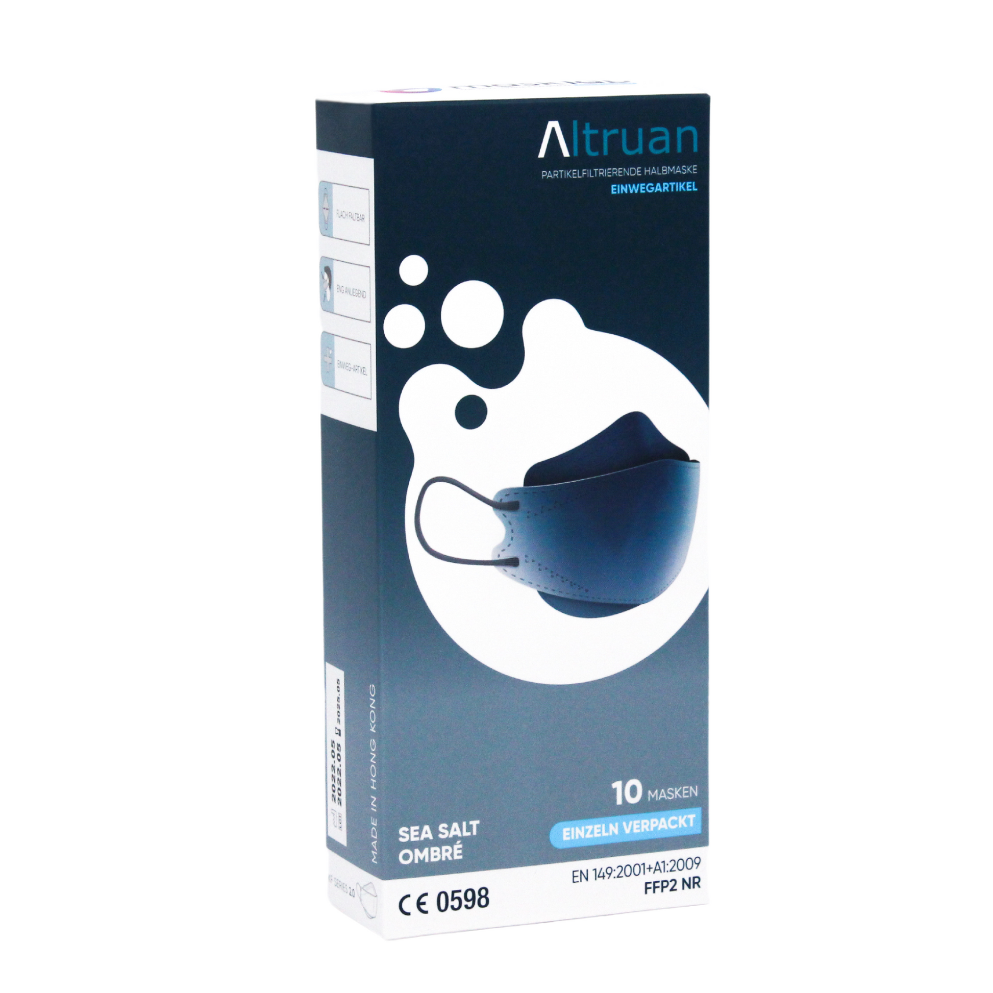 Altruan Designer Gesichtsmaske Partikelfiltrierend (FFP2-Standard) | Packung (10 Masken)-6