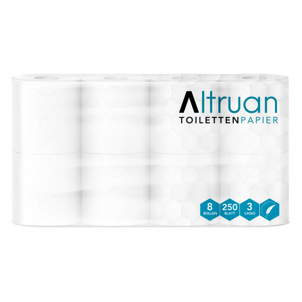 Altruan Toilettenpapier, 3-lagig, weiß-zoom-1