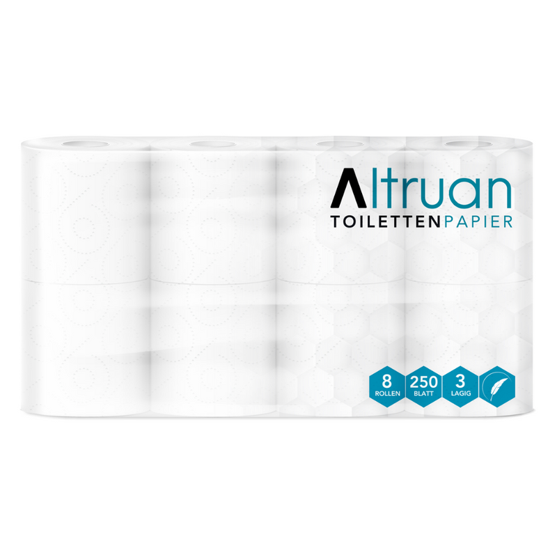 Altruan Toilettenpapier, 3-lagig, weiß-zoom-