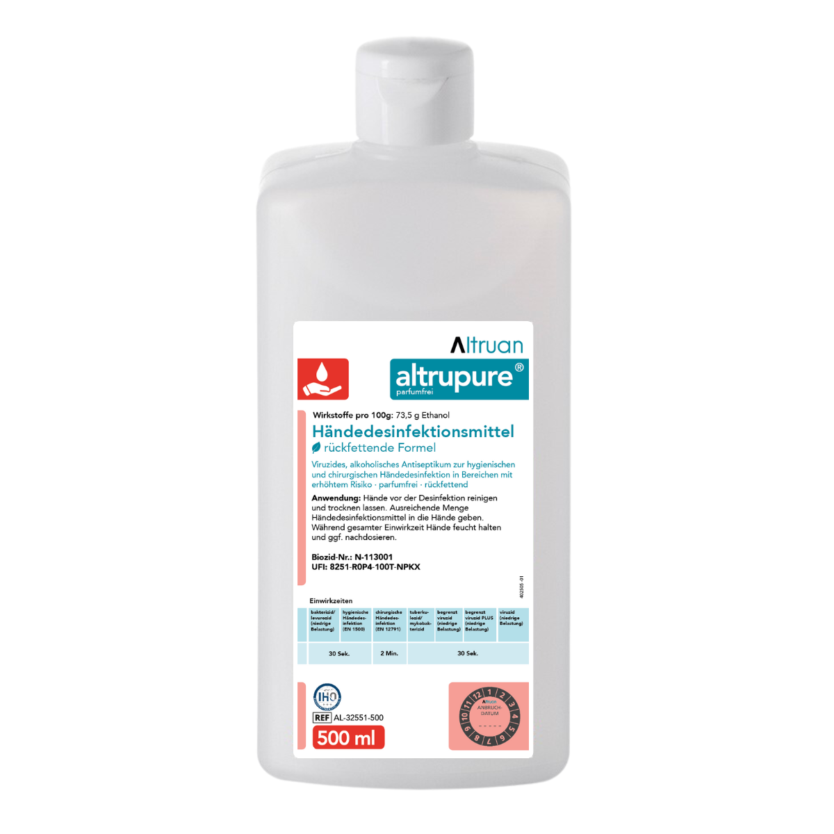 Altrupure® Händedesinfektionsmittel | Flasche (500 ml)-1