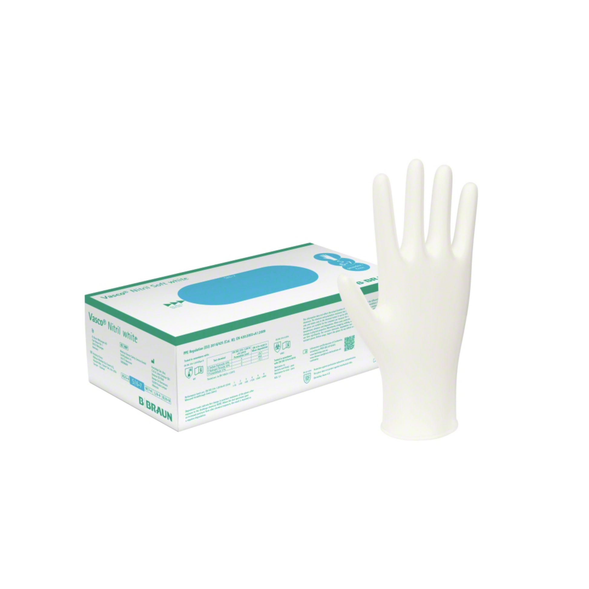 B. Braun Vasco® Nitril white Einmalhandschuhe-6