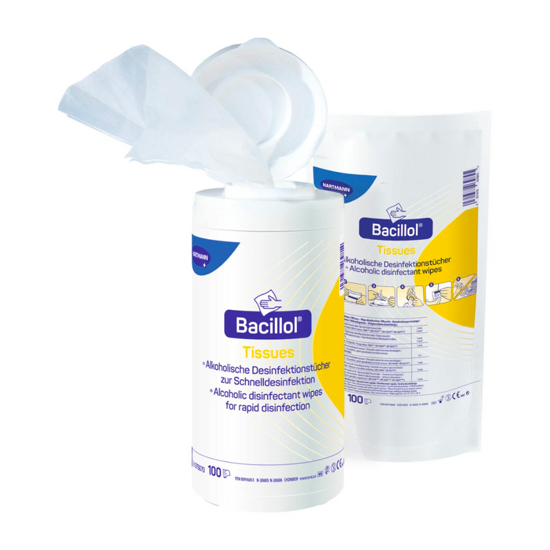 BODE Bacillol® AF Tissues Alkoholische Desinfektionstücher | Packung (80 Tücher)-zoom-