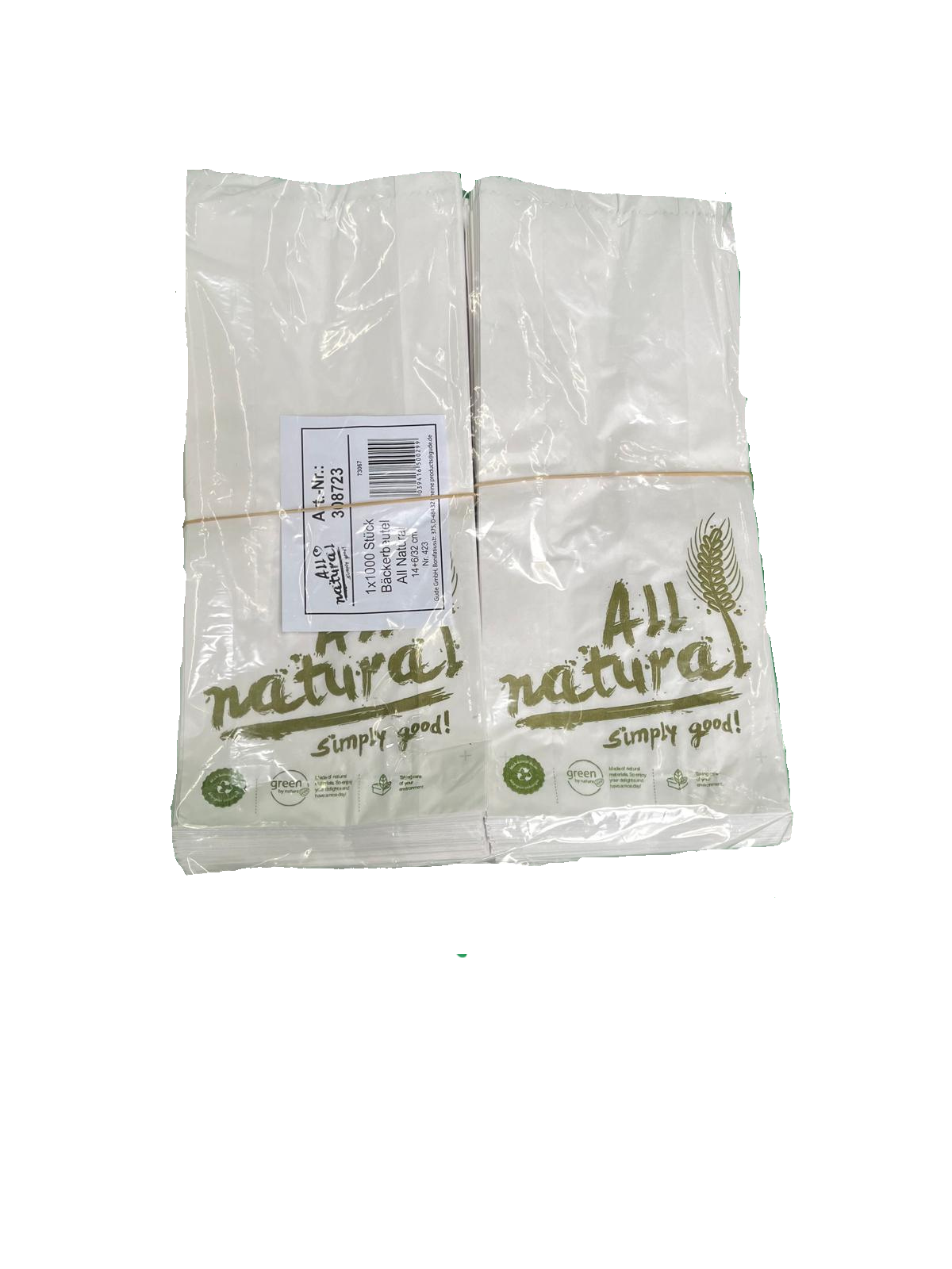 Bäckerbeutel für ca. 5 Brötchen, 1000 Stück. 423-1