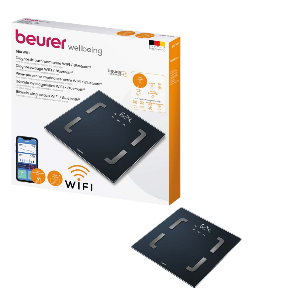 Auslaufartikel: Beurer BF 880 Personenwaage mit WIFI | Packung (1 Stück)-zoom-1