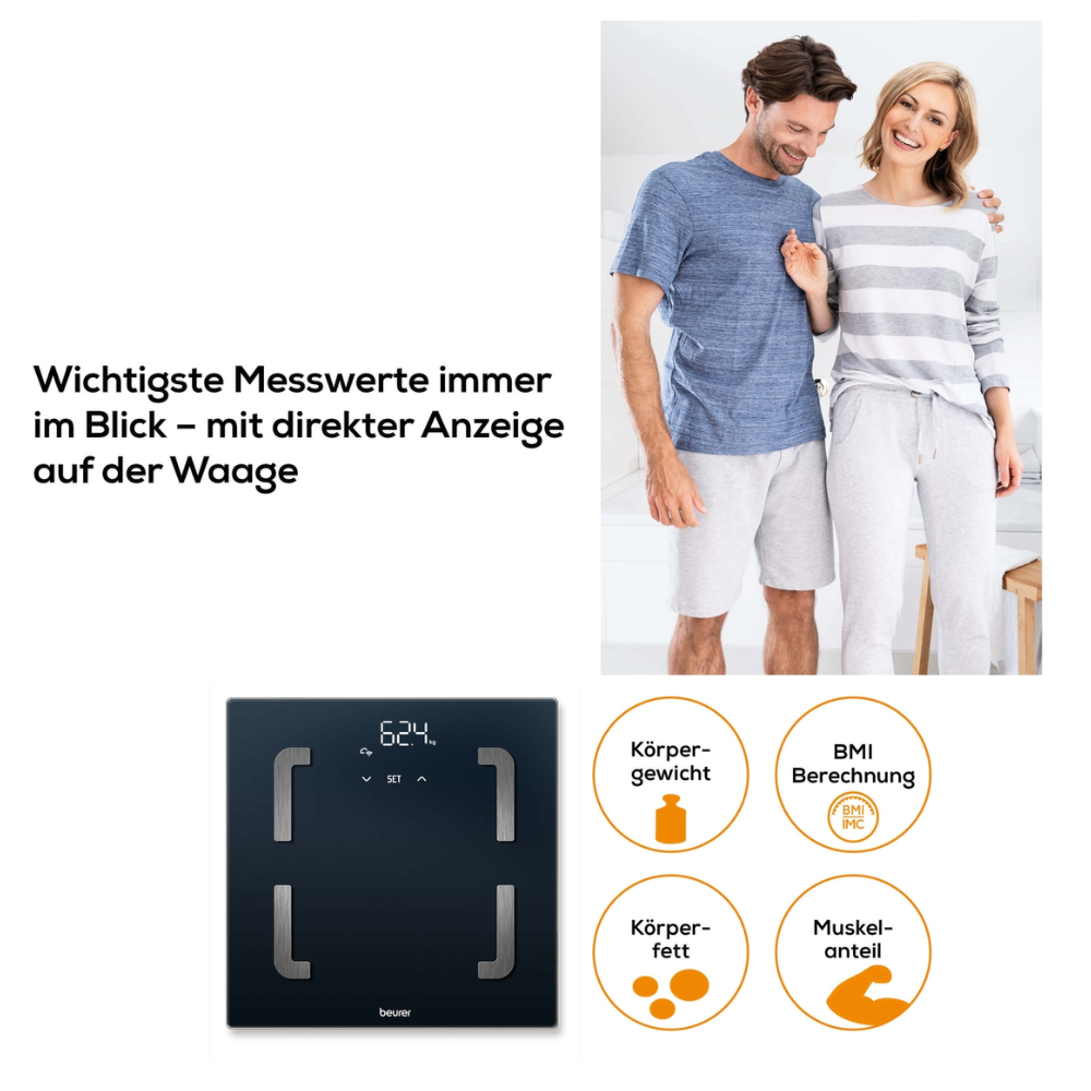 Auslaufartikel: Beurer BF 880 Personenwaage mit WIFI | Packung (1 Stück)-zoom-2