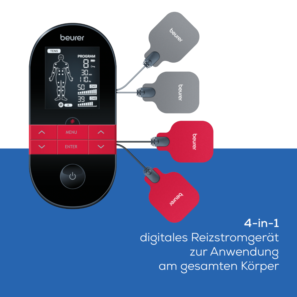 Auslaufartikel: Beurer Digital TENS/EMS EM 59 mit Wärmefunktion | Packung (1 Stück)-zoom-2