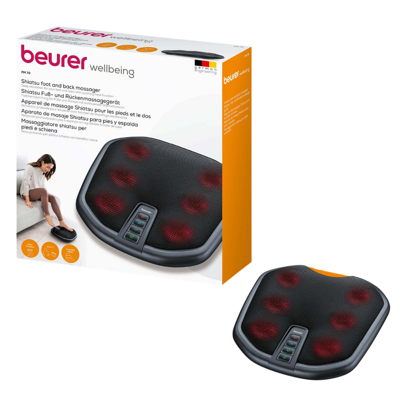 Auslaufartikel: Beurer FM 70 Shiatsu Fuß- und Rückenmassagegerät | Packung (1 Stück)-zoom-