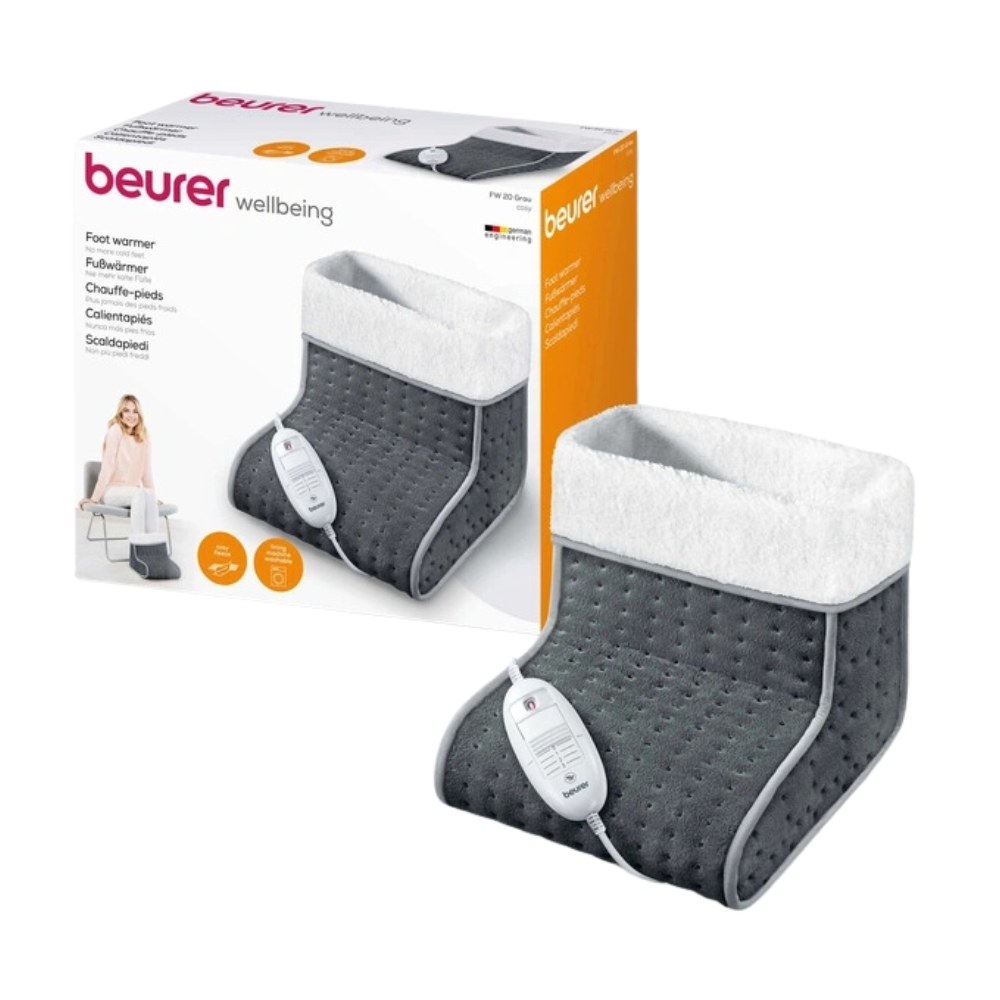 Auslaufartikel: Beurer FW 20 Cosy grey Fußwärmer | Packung (1 Stück)-1
