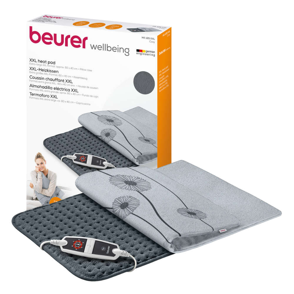 Auslaufartikel: Beurer HK 125 XXL-Heizkissen Cosy Grey | Packung (1 Stück)-zoom-1