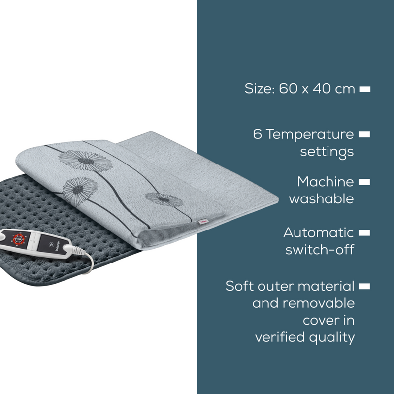Auslaufartikel: Beurer HK 125 XXL-Heizkissen Cosy Grey | Packung (1 Stück)-zoom-