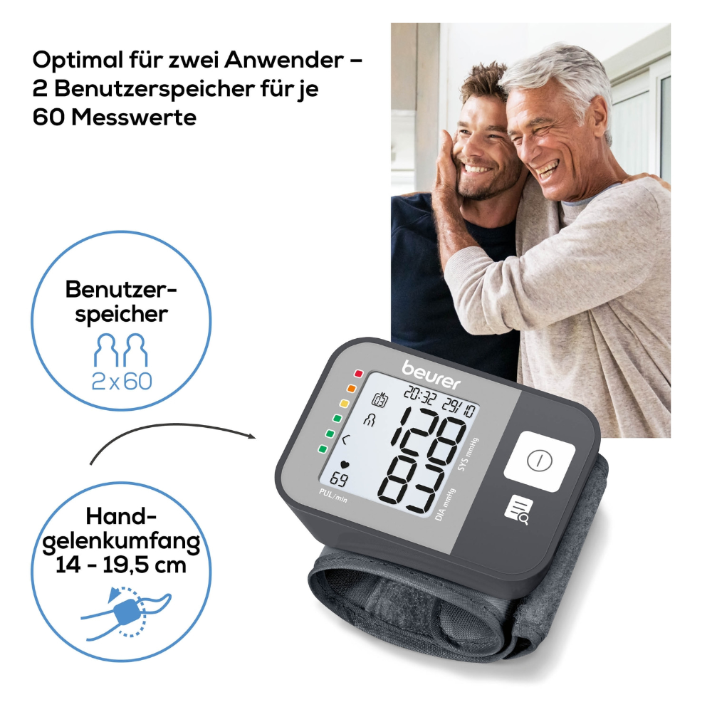 Auslaufartikel: Beurer Handgelenk-Blutdruckmessgerät BC 27 | Packung (1 Stück)-zoom-3