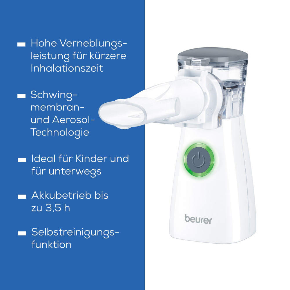 Auslaufartikel: Beurer IH 57 Inhalator mit Schwimgmembran-Technologie | Packung (1 Stück)-3