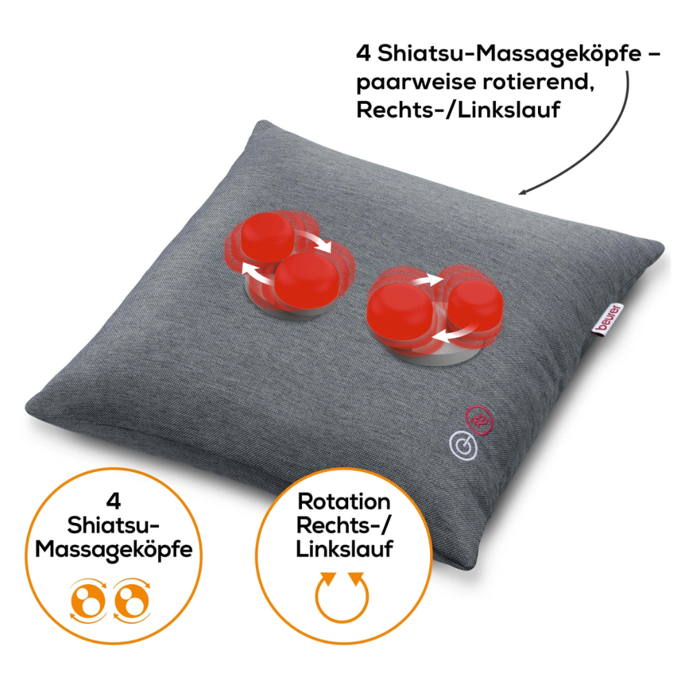 Auslaufartikel: Beurer MG 135 Shiatsu-Massagekissen | Packung (1 Stück)-2
