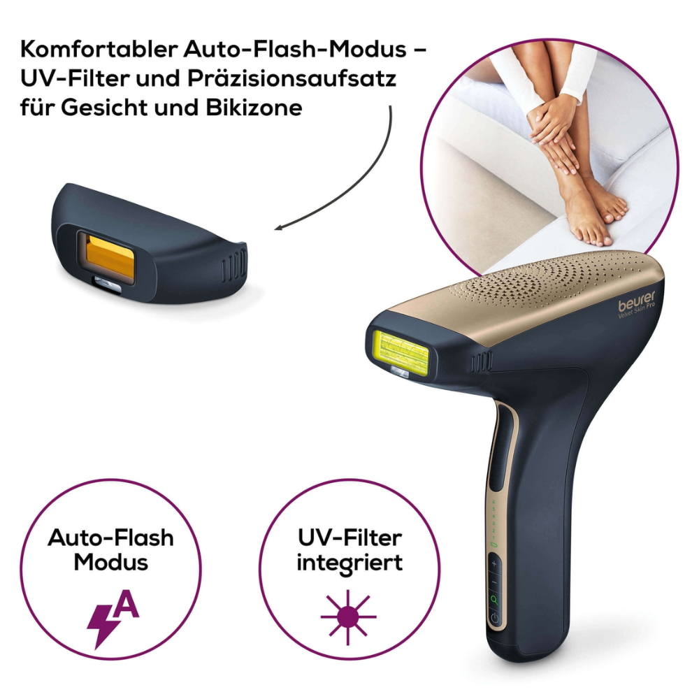 Auslaufartikel: Beurer dauerhafte Haarentfernung IPL VelvetSkinPro Black | Packung (1 Stück)-1