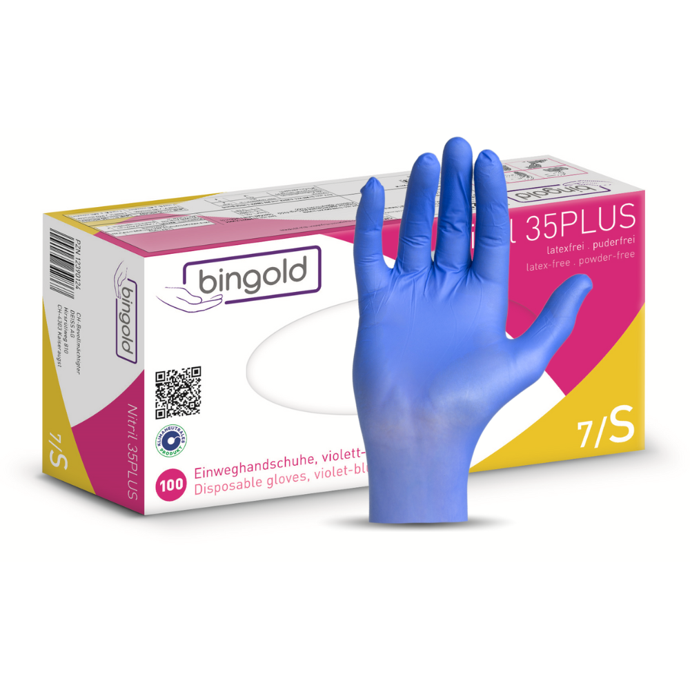 Bingold Nitril 35PLUS Nitril Handschuhe-zoom-3