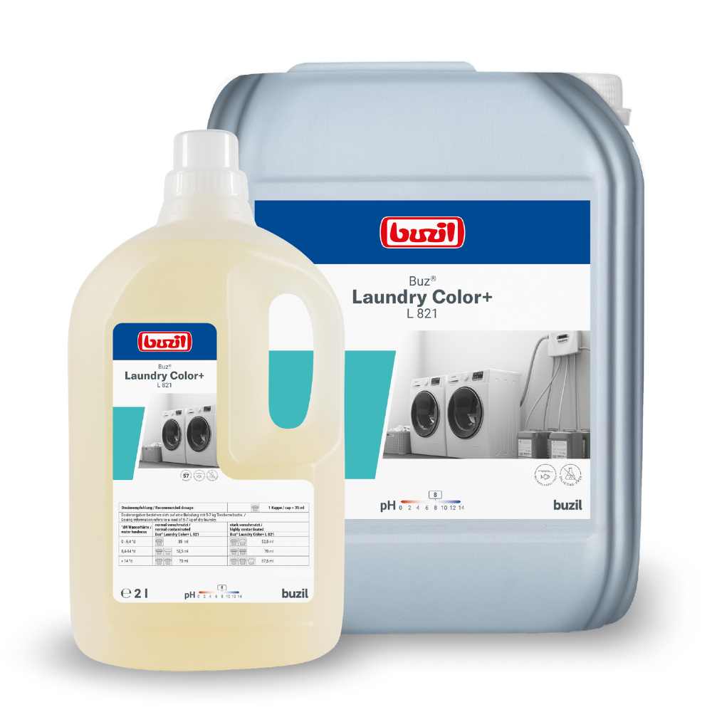 Buzil Buz® Laundry Color+ L 821 Flüssigwaschmittel für Bunt- und Feinwäsche